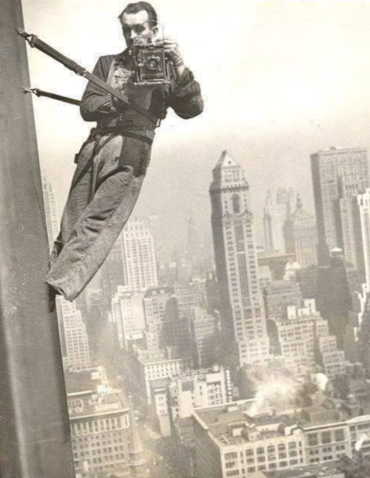 window washer empire state building